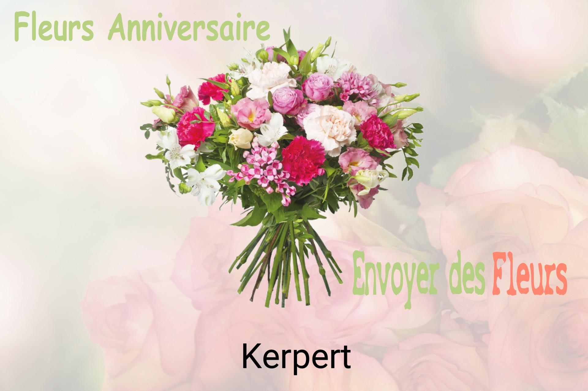 Bouquet de fleurs d’anniversaire livré à Kerpert