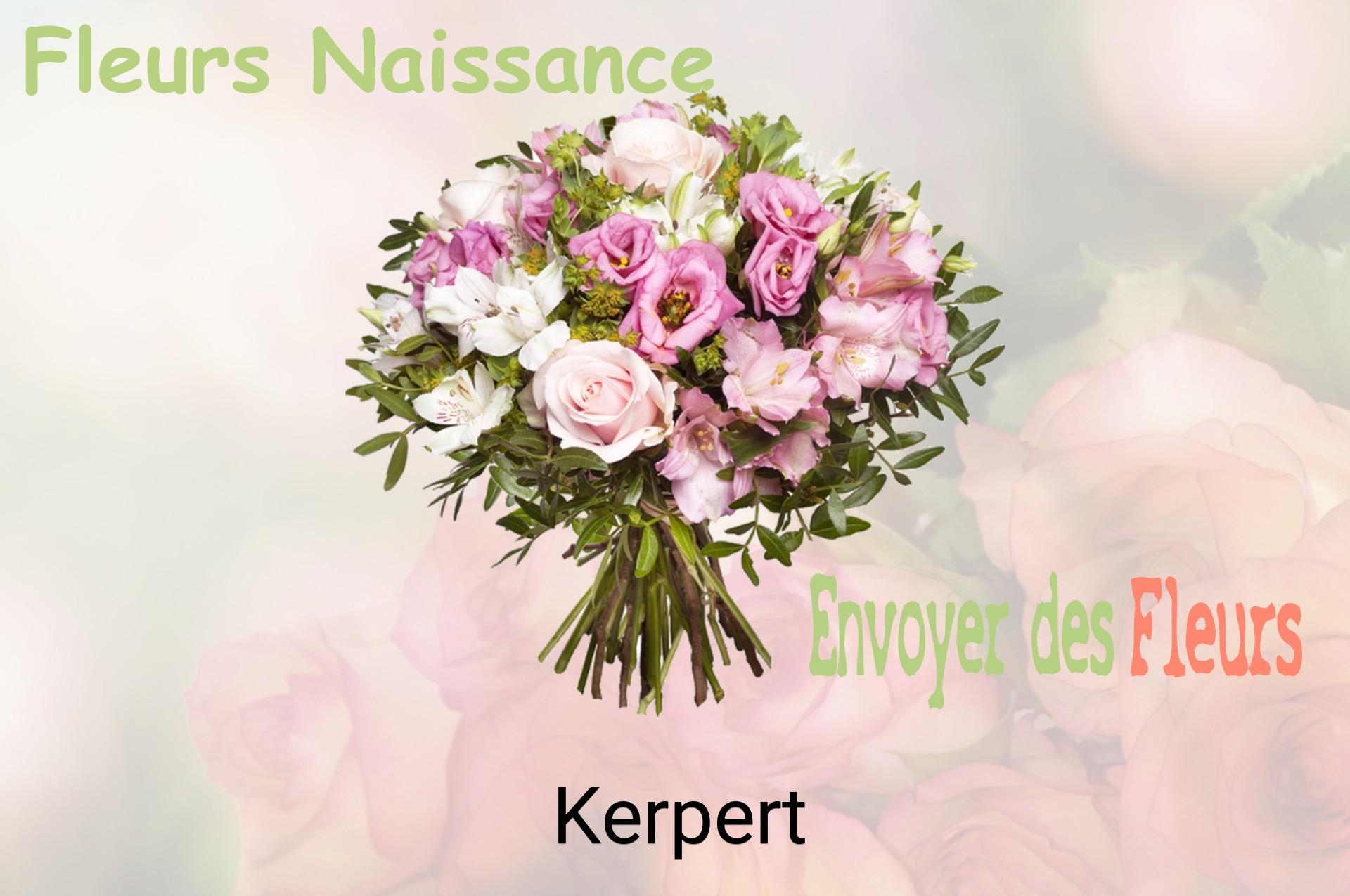 Bouquet de fleurs de naissance livré à Kerpert